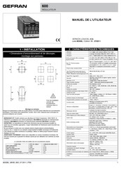 gefran 80336L Manual De Instrucciones
