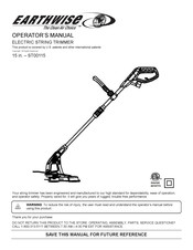 EarthWise ST00115 Manual Del Operador