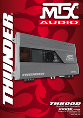 MTX Audio THUNDER TH800D Manual De Instrucciones
