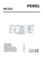 Perel WC203 Manual Del Usuario