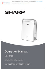 Sharp UA-HG30E Manual Del Operador