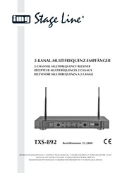 IMG STAGELINE TXS-892 Manual De Instrucciones