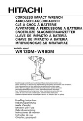 Hitachi WR 9DM Manual De Instrucciones