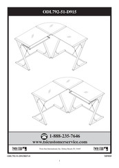 Twin-Star International ODL792-51-D915 Instrucciones De Montaje