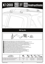 Yakima K1200 Instrucciones De Montaje