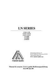 Master audio LN-12X Manual De Usuario