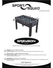 Sport Squad GREYSON SSF1007 Manual De Instrucciones