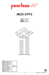 peerless-AV MOD-CPF2 Manual Del Usuario