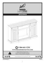 Twin-Star International ClassicFlame Bell'O 28MM9954 Instrucciones De Montaje