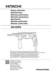 Hitachi DH 22PG Instrucciones De Manejo