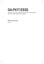 Gigabyte GA-P41T-ES3G Manual De Usuario