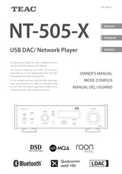 Teac NT-505-X Manual Del Usuario