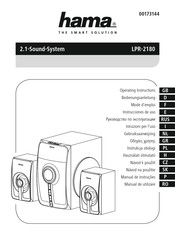Hama LPR-2180 Instrucciones De Uso
