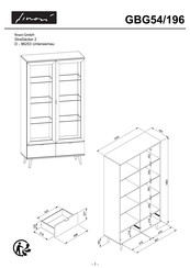 finori GBG54/196 Instrucciones De Montaje