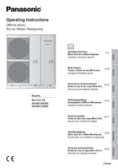 Panasonic WH-MXC09G3E8 Instrucciones De Funcionamiento