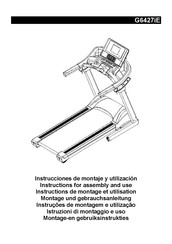 BH FITNESS G6427iE Instrucciones De Montaje Y Utilización