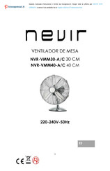 Nevir NVR-VMM30-C Manual De Instrucciones