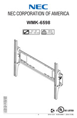 NEC WMK-6598 Manual De Instrucciones