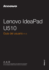 Lenovo IdeaPad U510 Guia Del Usuario