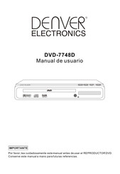 Denver Electronics DVD-7748D Manual De Usuario