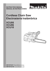 Makita XCU10Z Manual De Instrucciones