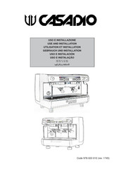 Casadio SM92 Uso E Instalacion