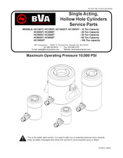 BVA Hydraulics HC3002T Manual Del Usuario