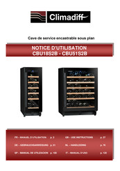 Climadiff CBU51S2B Manual De Utilización