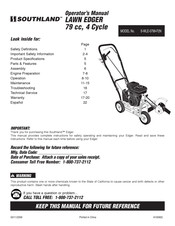 Southland S-WLE-0799-F2N Manual Del Operador