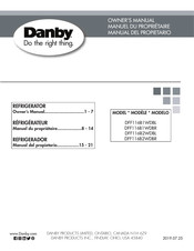 Danby DFF116B1WDBL Manual Del Propietário