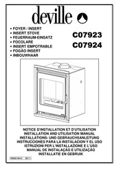 deville C07924 Instrucciones Para La Instalación Y El Uso