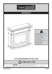 Twin-Star International ClassicFlame 26WM4721 Instrucciones De Montaje