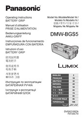 Panasonic DMW-BGS5 Instrucciones De Funcionamiento