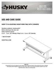 Husky HOLT7202BJ2 Guía De Uso Y Mantenimiento