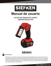 Siefken SBS003 Manual De Usuario