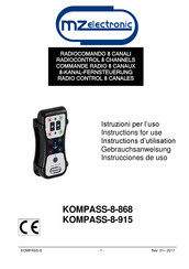 MZ electronic KOMPASS-8-915 Instrucciones De Uso