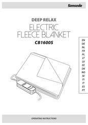 Sensede DEEP RELAX CB1600S Manual De Instrucciones