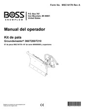 Boss Snowplow Groundsmaster 360 Manual Del Operador