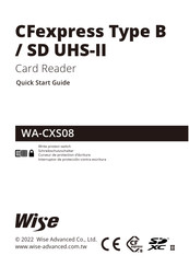 Wise CFexpress WA-CXS08 Guia De Inicio Rapido