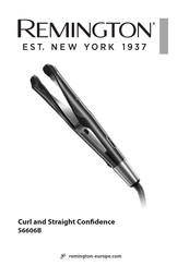 Remington Curl and Straight Confidence S6606B Manual De Instrucciones