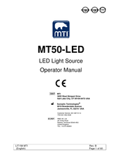 MTI MT50-LED Manual Del Operador