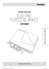 Sensede DEEP RELAX CB1600 Manual De Instrucciones