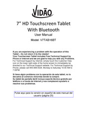 Vidao V7TAB16BT Manual Del Usuario