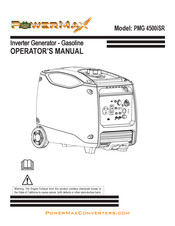 PowerMax PMG 4500iSR Manual Del Operador