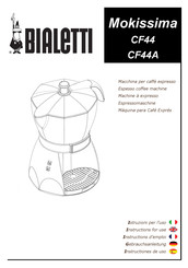 Bialetti Mokissima CF44A Instrucciones De Uso