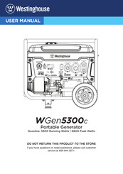 Westinghouse WGen5300c Manual Del Usuario