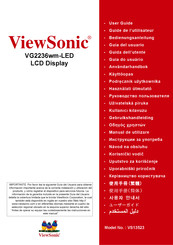 ViewSonic VG2236wm-LED Guia Del Usuario