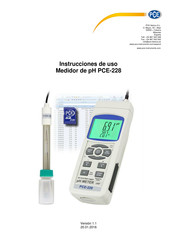 PCE Instruments PCE-228P Instrucciones De Uso