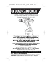 Black and Decker SS12D Manual Del Usuario