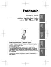 Panasonic KX-TGJA30EX Manual De Instalación